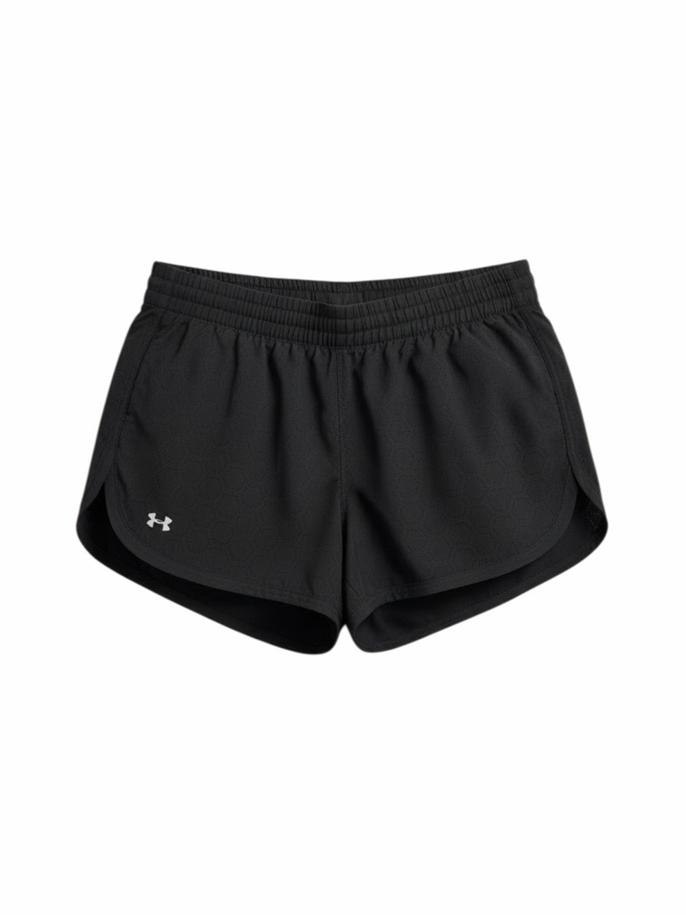 Under Armour Semi Fitted Heat Gear Shorts Women Hexagon Black M